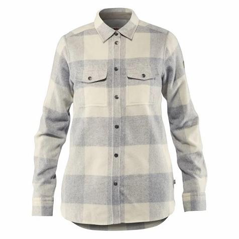 Fjallraven Övik Shirts White Singapore For Women (SG-242365)